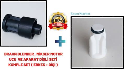 BRAUN 4165 Blender Seti Motor Dişlisi Ve Aparat Mil Üst Dişlisi - 1 ...