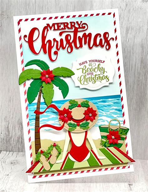 Pin By Kerly Wong On Ideas Tarjetas Beachy Christmas Cards Christmas