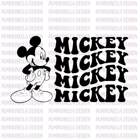 Todo El Ratón Svg Mickeyy Svg Archivo De Corte De Vinilo Etsy México