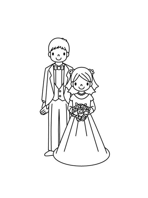 Раскраски Свадьба распечатать бесплатно в формате А4 (19 картинок ...