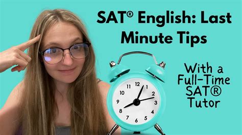 Sat® English Last Minute Tips And Tricks Youtube