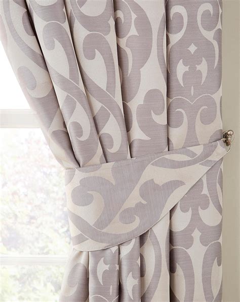 Thea Jacquard Lined Pencil Pleat Curtain Ambrose Wilson