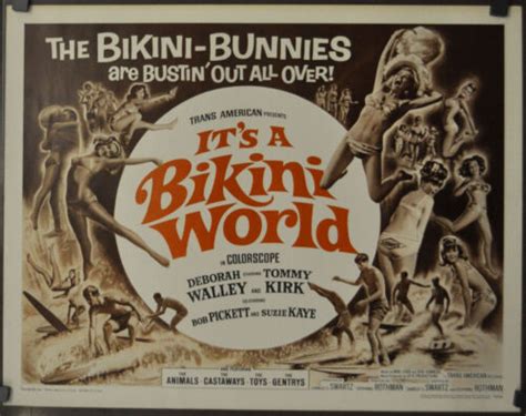 Its A Bikini World 1967 Original 22x28 Movie Poster Deborah Walley