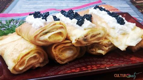 Ukrainian Cheese Filled Crepes Nalysnyky налисники