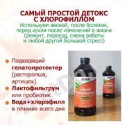 Жидкий хлорофилл — инструкция по применению, цена, отзывы и аналоги