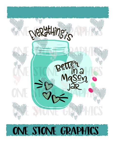 Mason Jar Svgmasonjarcountry Svgsouthern Svgeverything Is Etsy