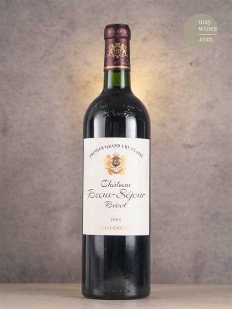 2004 Château Beau Séjour Bécot May Wines