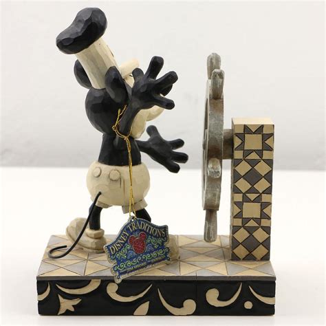 Steamboat Willie Mickey Mouse Disney Traditions Monochrome | #1922461009