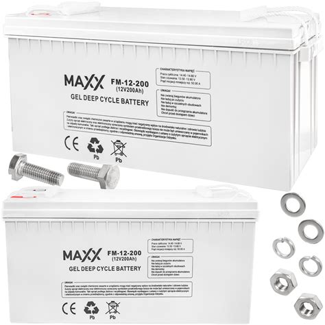 Akumulator żelowy DEEP CYCLE MAXX 200Ah 12V TOOLES pl