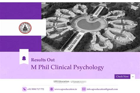 M Phil Clinical Psychology Results Out Gautam Buddha University Gbu