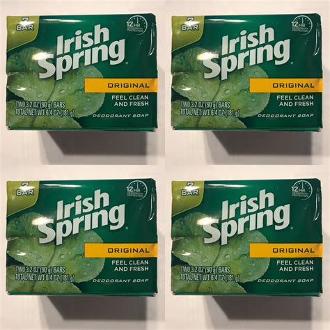 Irish Spring Original Scent Soap Bars 10 Bars Total 3 2 Oz Each