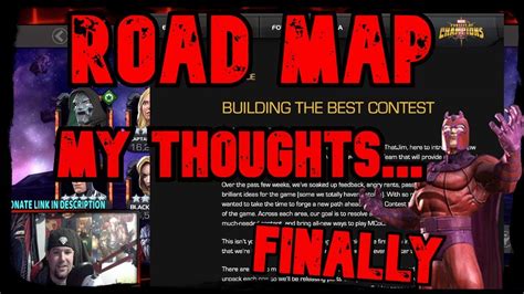 Road Map Whats Coming And My Thoughts Mags Reworkmarvel Contest Of Champions Youtube