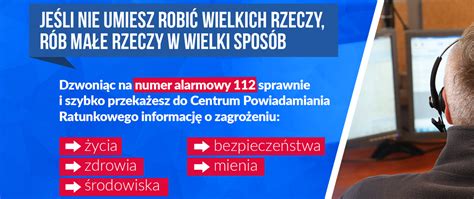 Co zgłaszać Numer alarmowy 112 Portal Gov pl