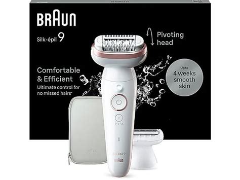 Эпилятор Braun Silk-épil 9-030, для сухой и влажной эпиляции, с ...