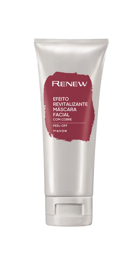 Avon Lan A Renew Revitalizante M Scara Facial Cobre Peel Off O