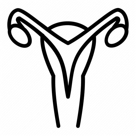 Female Ovary Reproductive Part Woman Icon Download On Iconfinder