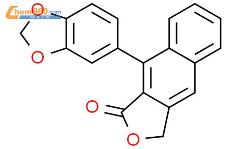 145726 12 1 Naphtho 2 3 C Furan 1 3H One 9 1 3 Benzodioxol 5 Yl CAS