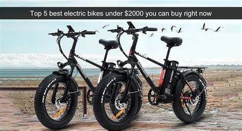 Top 5 Best Electric Bikes Under 2000 You Can Buy Right Now