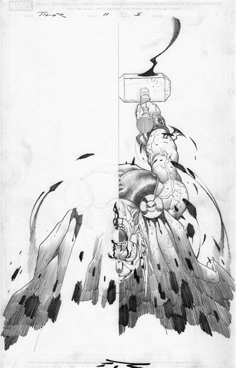 Esad Ribic Thor original art : r/OriginalComicArt