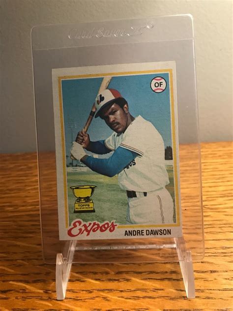 Topps Andre Dawson All Star Rookie Baseball Card Excellent