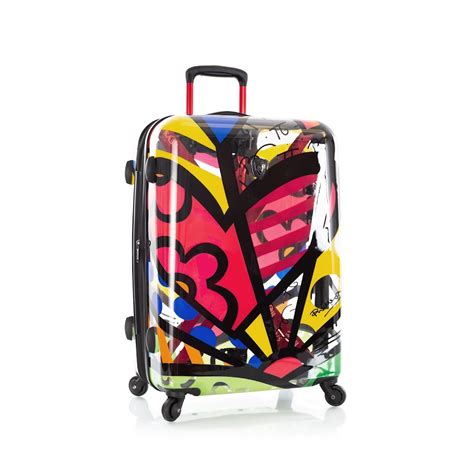 Heys Britto A New Day Transparent Hardside 26 Spinner Check In Luggage