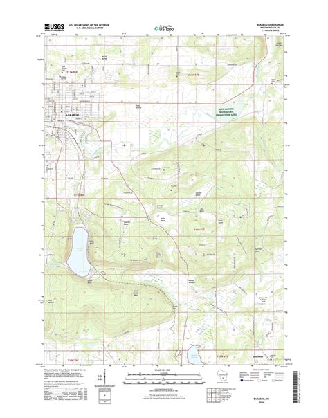 Baraboo Wisconsin US Topo Map – MyTopo Map Store