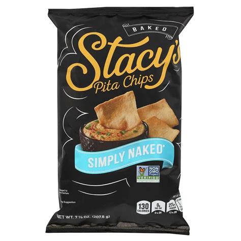 Stacy S Simply Naked Pita Chips 7 33 Oz Pack Of 12 Walmart