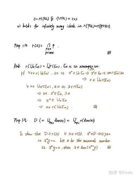 Atiyahandmacdonald Commutative Algebra笔记chap1 知乎