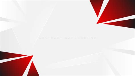 Red White Professional Geometric Background Design Vector Art