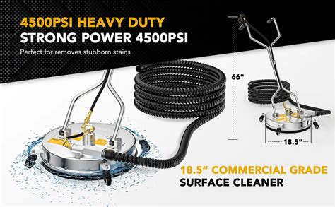 Eveage Inch Water Recovery Surface Cleaner Pressure Washer Eveage