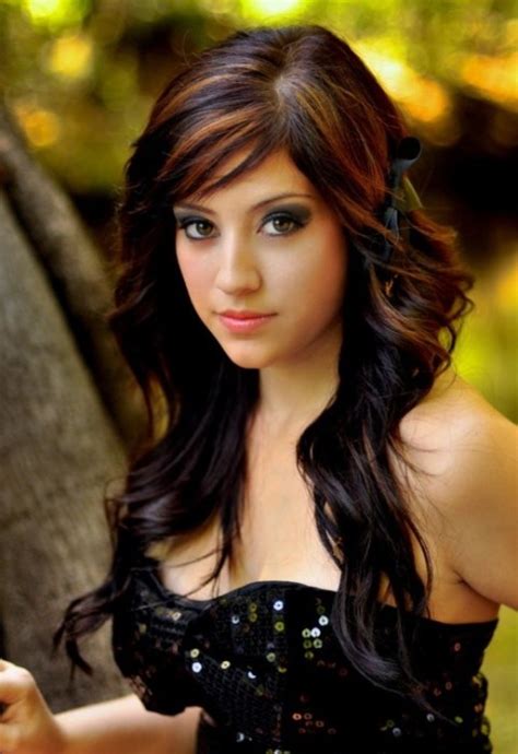 Trendy Highlights For Brunette Hair Gorgeous Brunette Hairstyles With Highlights Pretty Designs