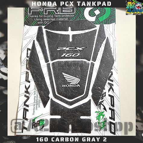 Honda Pcx Tank Pad Rubber Carbon Protector Decal Sticker