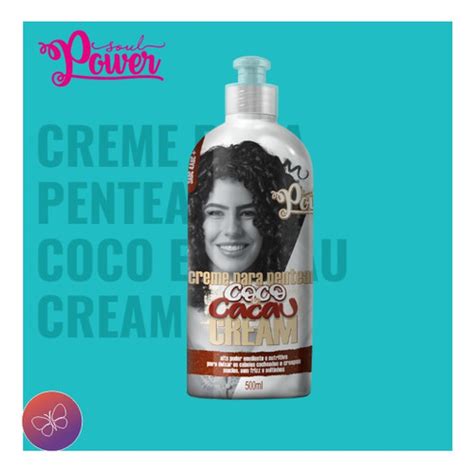 Creme Para Pentear Coco E Cacau Cream Soul Power 500ml Parcelamento