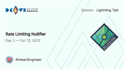 Rate Limiting Nullifier by AtHeartEngineer Devcon Bogotá YouTube