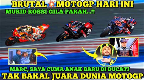 GEGERBERITA MOTOGP HARI INI SABTU 13 JANUARI 2024 MOTOGP HARI INI