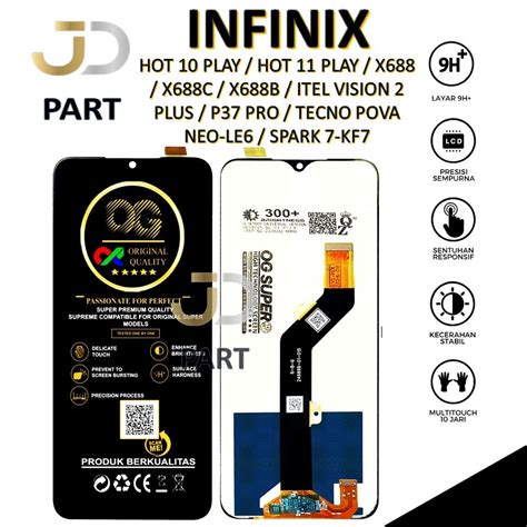 Jual LCD TOUCHSCREEN INFINIX HOT PLAY HOT PLAY X X C X B ITEL VISION