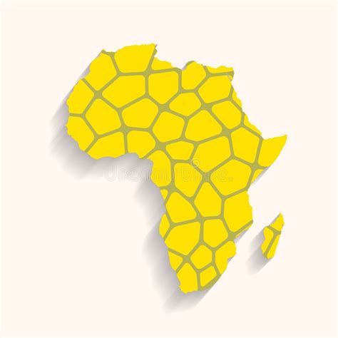 Map of Africa, Sign Silhouette. World Map Globe. Vector Isolated Color ...