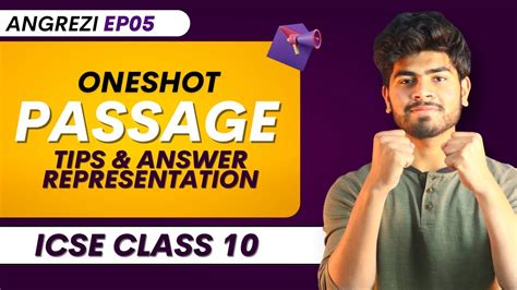 Passage One Shot Comprehension Tips Icse Class Tips For