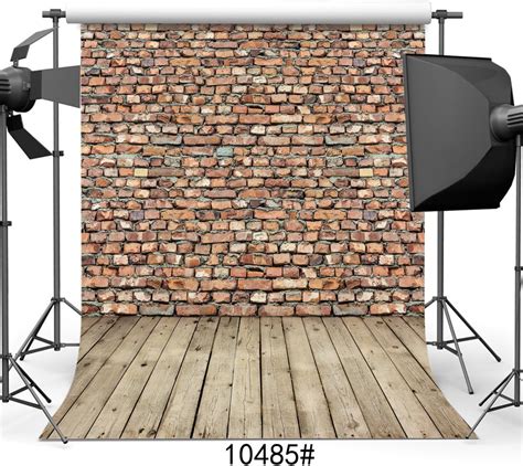 Amazon SJOLOON Brick Wall Wood Floor Pictorial Cloth Customized