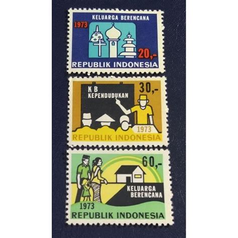 Jual Prangko Lawas Set Lengkap RI Keluarga Berencana Thn 1973 Shopee