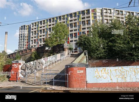 Park Hill Flats Sheffield Social Housing England Uk Refurbished