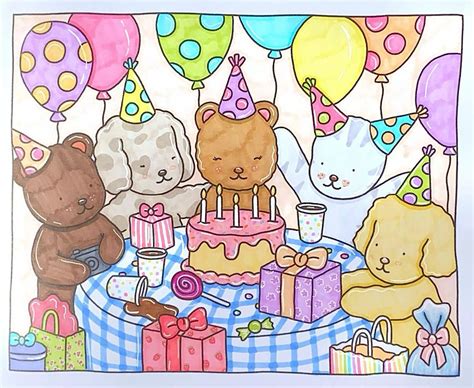Bobbie Goods: Birthday Party 🧁 Colored by me!