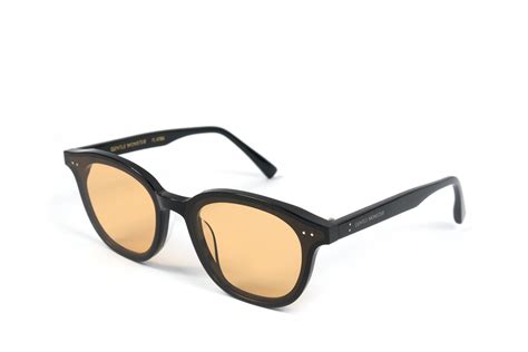 Gentle Monster Lang 01 Orange Sunglasses Black Glabvn