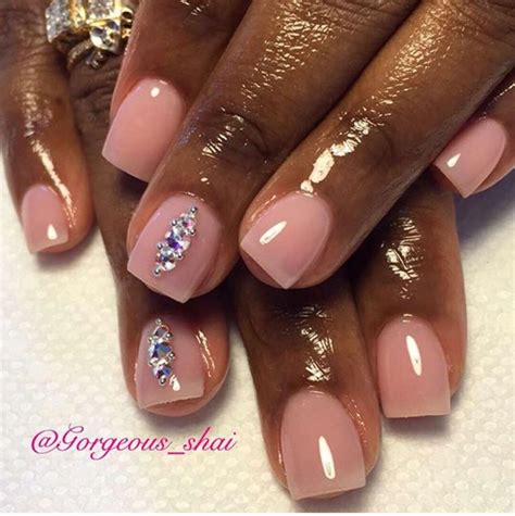 Pinterest Lovemebeauty85 Gel Overlay Nails Nails Short Square Acrylic Nails