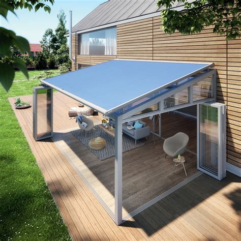 Pergolas aluminium à toit vitré toits de terrasse sur mesure Komilfo