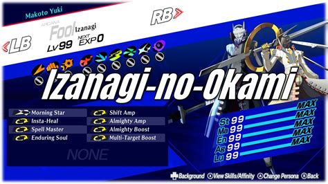 Making Izanagi No Okami In Persona Reload Youtube