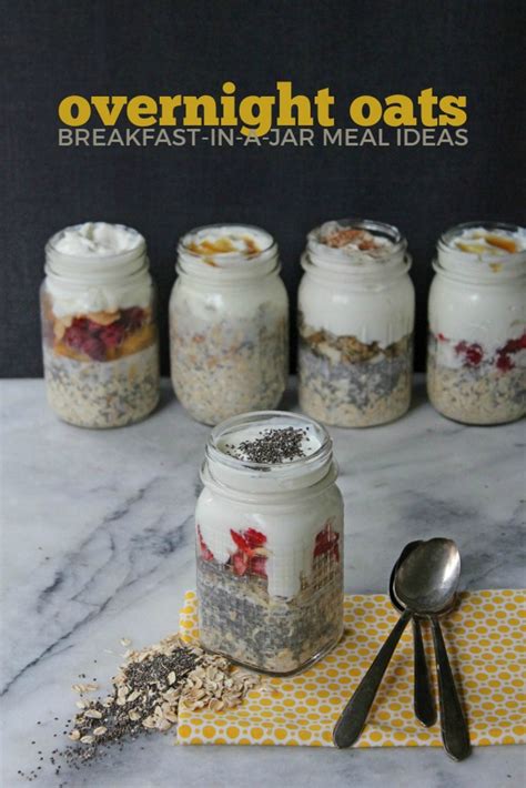 Overnight Oats In A Jar Recipes