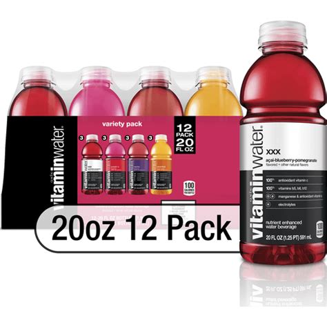 Vitaminwater Variety Pack Bottles Fl Oz Pack Flavored