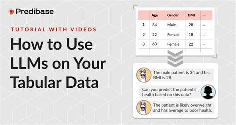 How To Use Llms On Tabular Data With Tabllm And Predibase Predibase