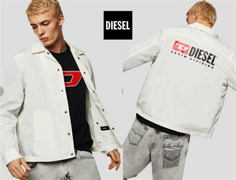 【未使用に近い】 美品 Diesel ディーゼル ヴィンテージ ロゴ ナイロン コーチジャケット サイズl 即納 即決 55dsl トラック